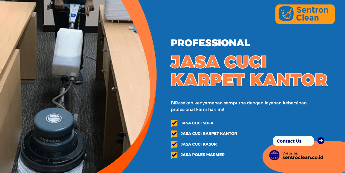 Jasa Cuci Karpet Kantor Profesional | Pengerjaan Cepat