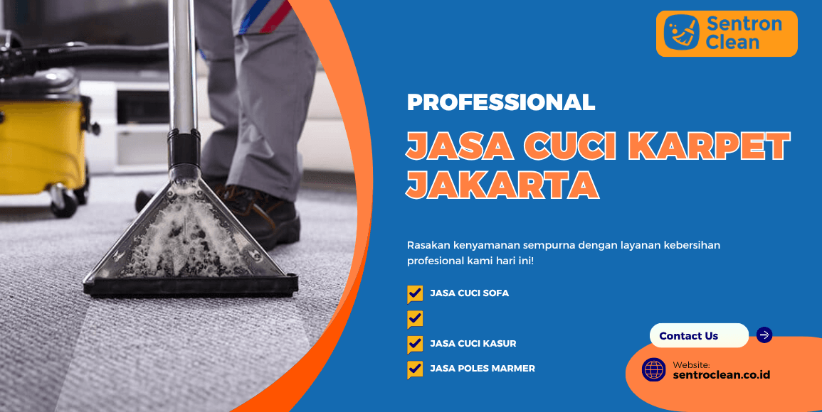 Jasa Cuci Karpet Jakarta Profesional & Harga Terjangkau