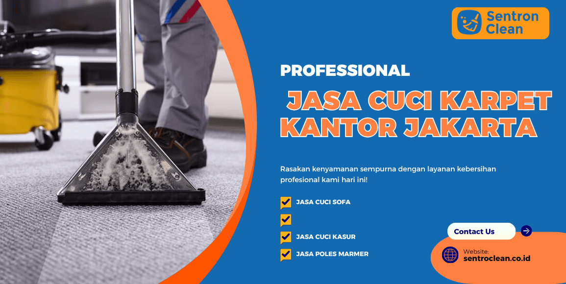 ⁠ Jasa Cuci Karpet Kantor Jakarta Cepat, Bersih, dan Terpercaya